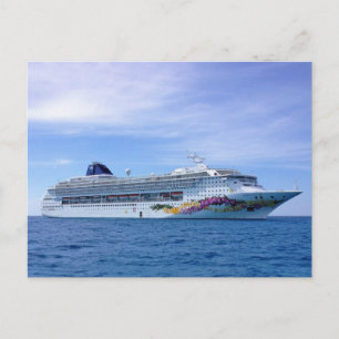 Postal Barco de cruceros