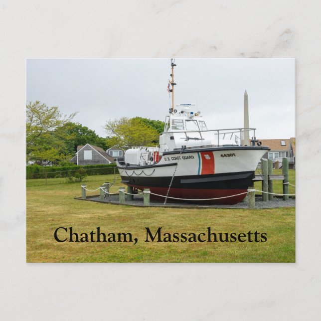 Postal Barco de guardacostas Chatham Massachusetts (Anverso)