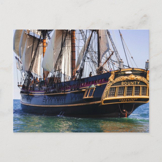 Postal Barco de HMS Bounty Tall (Anverso)