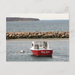 Postal Barco de Isla de Bloques