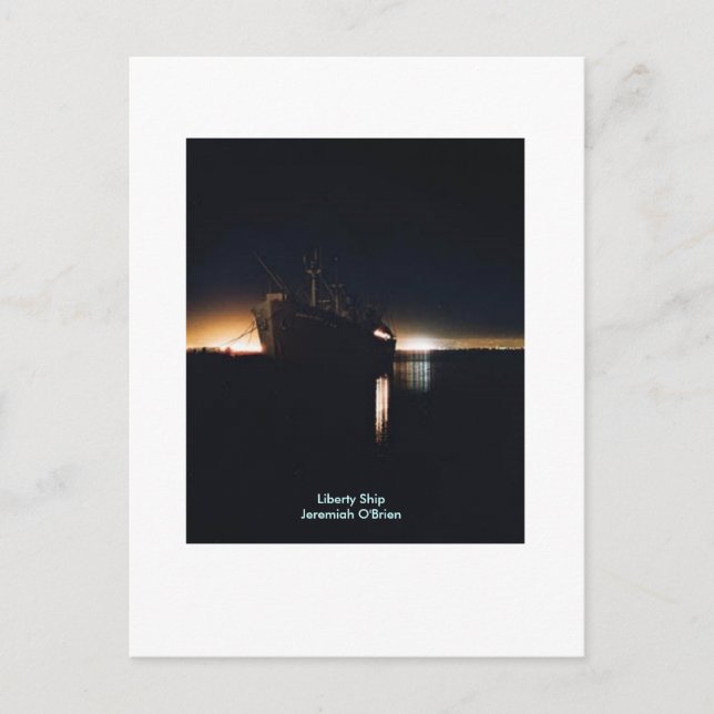 Postal Barco de la Libertad SSJeremiah O'Brien - Personal (Anverso)