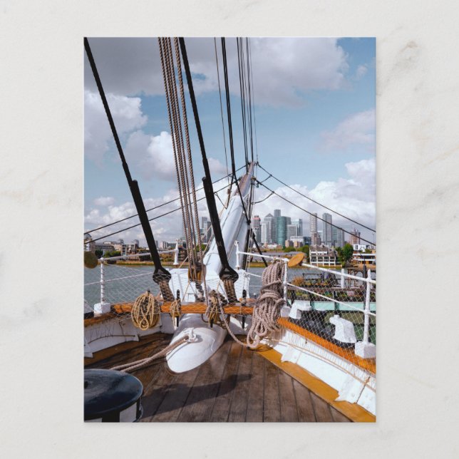 Postal Barco de navegación (Anverso)