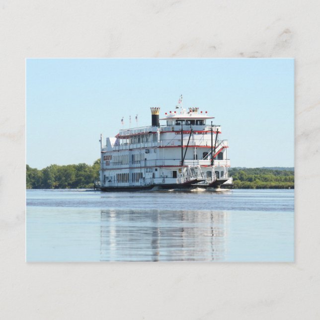 Postal Barco de remo (Anverso)