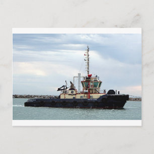 Postal Barco de remolque 2, Puerto Adelaida, Australia de