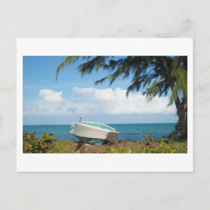 Postal barco de tierra