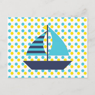 Postal Barco de vela