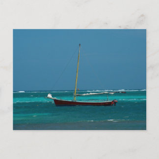 Postal Barco de vela en Belice