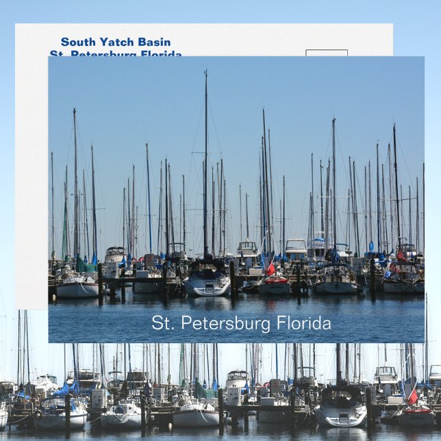 Postal Barco de vela San Petersburgo FL Yatch Fotográfico (Subido por el creador)