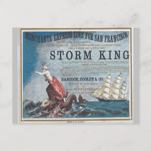 Postal Barco de vela Storm King Clipper