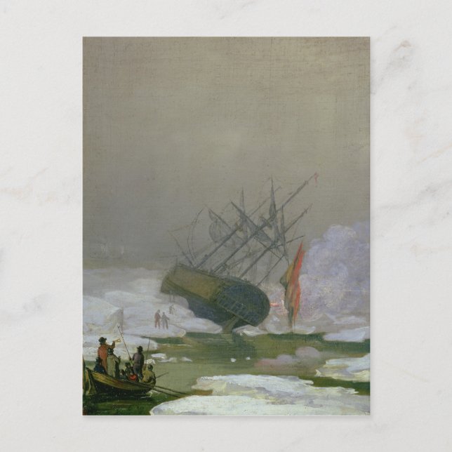 Postal Barco en el mar Polar, 12 de diciembre de 1798 (Anverso)