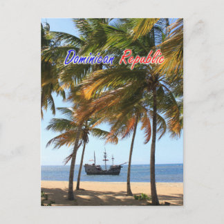 Postal Barco en Las Terrenas Samana República Dominicana