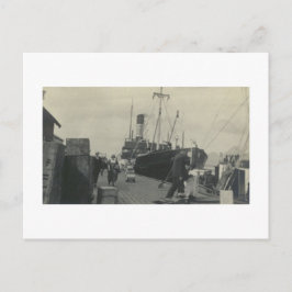 Postal Barco fotográfico antiguo real