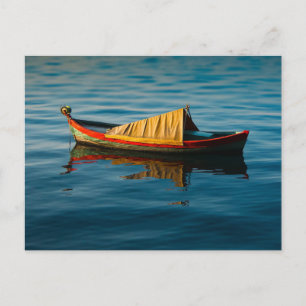 Postal Barco griego de fila