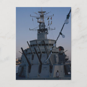Postal Barco histórico de la Marina Real "HMS, Belfast-Lo