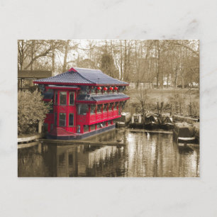 Postal Barco japonés