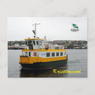 Postal Barco lanzadera en Kristiansund, Noruega