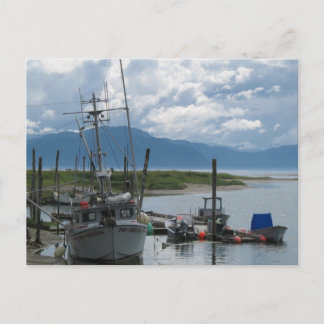 Postal Barco pesquero de Alaska