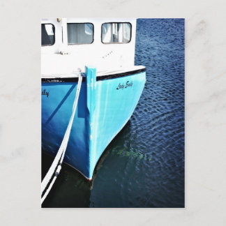 Postal Barco pesquero en la cala de Peggy