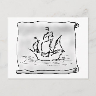 Postal Barco pirata.