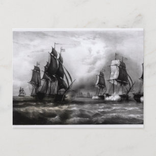 Postal Barco 'Ranger' de John Paul Jones, 1793