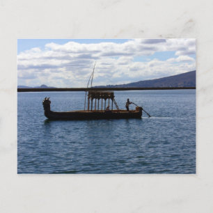Postal barco titicaca