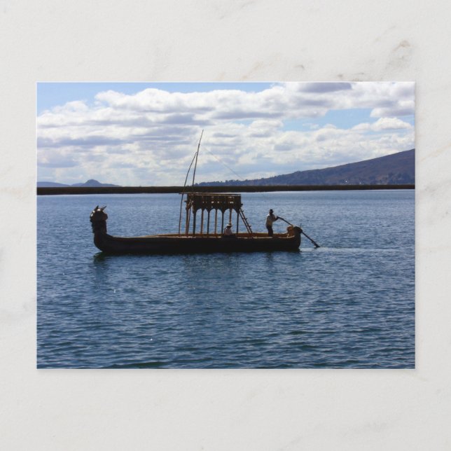 Postal barco titicaca (Anverso)