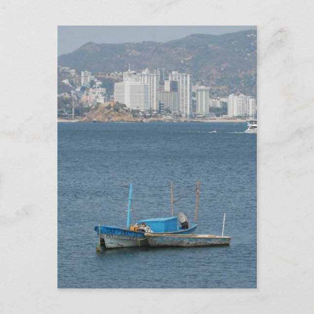 Postal Barcos Acapulco 2 (Anverso)