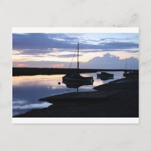 Postal Barcos Blakeney en la oscuridad