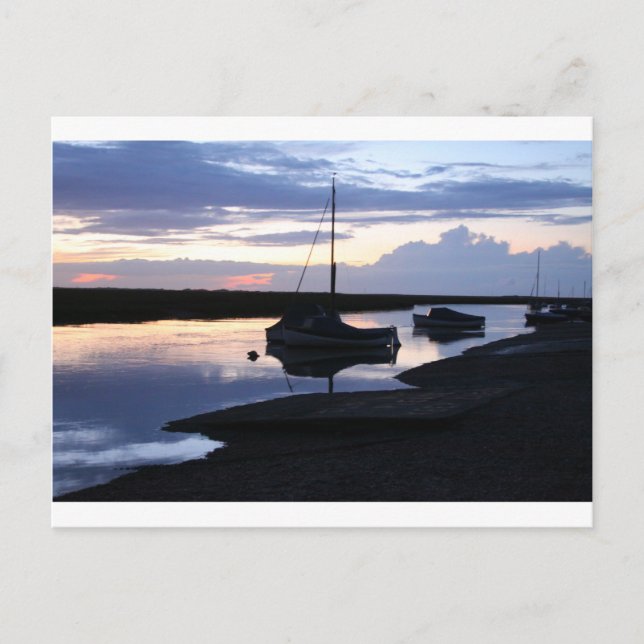 Postal Barcos Blakeney en la oscuridad (Anverso)
