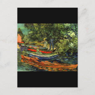 Postal Barcos de arrastre Vincent Van Gogh
