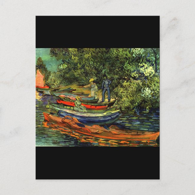 Postal Barcos de arrastre Vincent Van Gogh (Anverso)