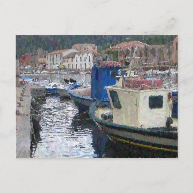 Postal Barcos de Cerdeña (Anverso)