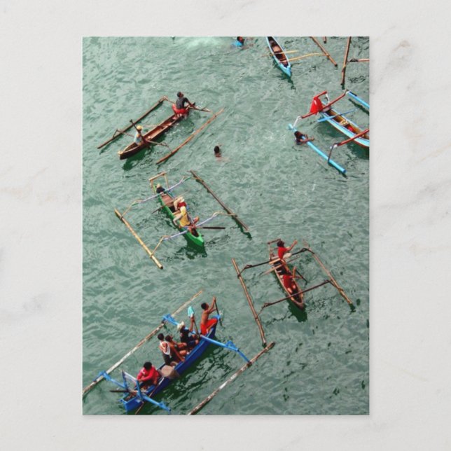 Postal Barcos de Indonesia (Anverso)