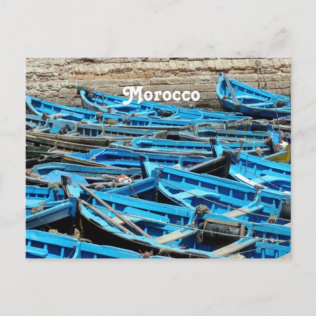 Postal Barcos de Marruecos (Anverso)