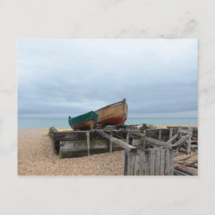 Postal Barcos de pesca abiertos tradicionales