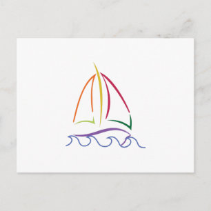 Postal Barcos de vela