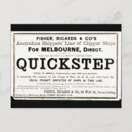 Postal Barcos de vela Clipper Quickstep 1859