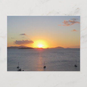 Postal Barcos de vela en St.John