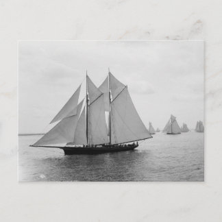 Postal Barcos de vela Montauk (junio de 1997)