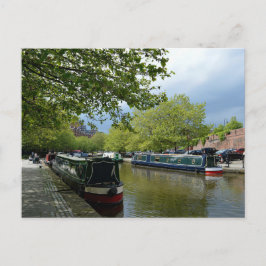 Postal Barcos en el canal, Castlefield Manchester