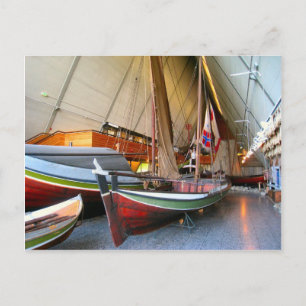 Postal Barcos en el "Museo Fram" Oslo