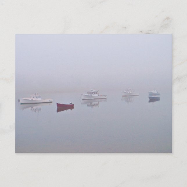 Postal Barcos en el puerto de Cape Porpoise en Kennebunkp (Anverso)