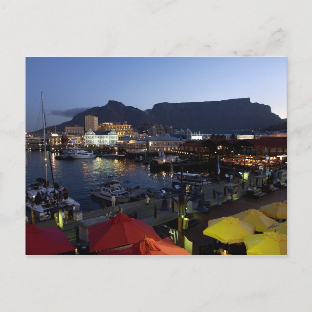 Postal Barcos en el puerto, Sudáfrica (Anverso)