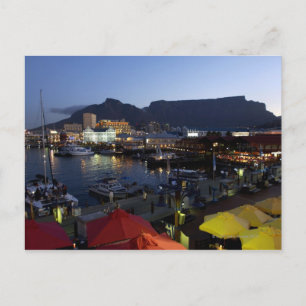 Postal Barcos en el puerto, Sudáfrica