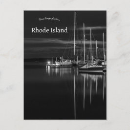 Postal Barcos en la isla Rhode de Kingstown