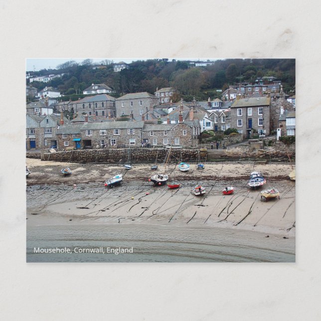 Postal Barcos en la playa (Anverso)