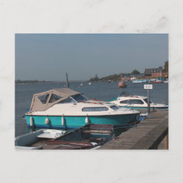 Postal Barcos en los Broads de Norfolk