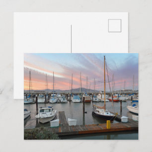 Postal Barcos en marina