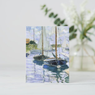 Postal Barcos en reposo, en Petit-Gennevilliers,