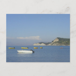 Postal Barcos en Sidari, Corfú (Grecia)